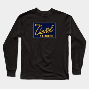 The Capital Limited Streamliner Train Drumhead Long Sleeve T-Shirt